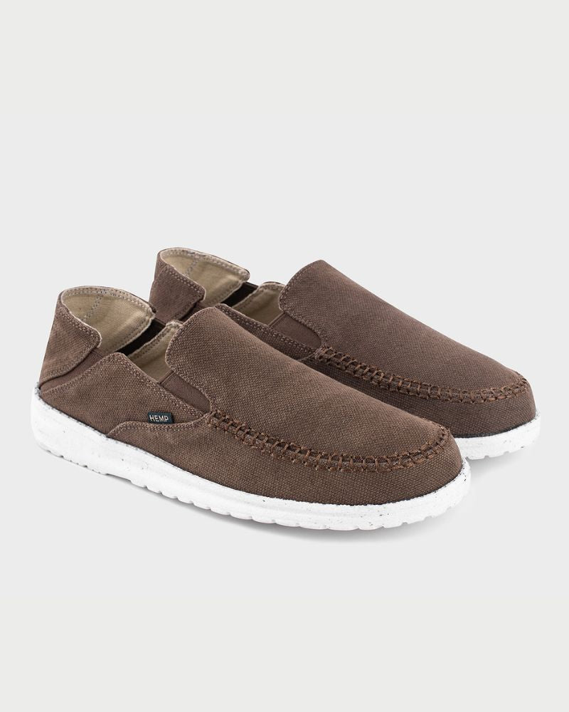 SunSlide Hemp Slip-on for Men in Dark Brown