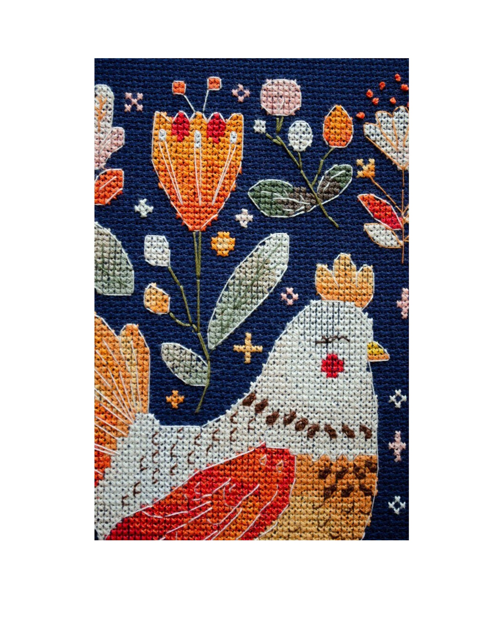 DIY Cross Stitch Kit - Best Hen Friends
