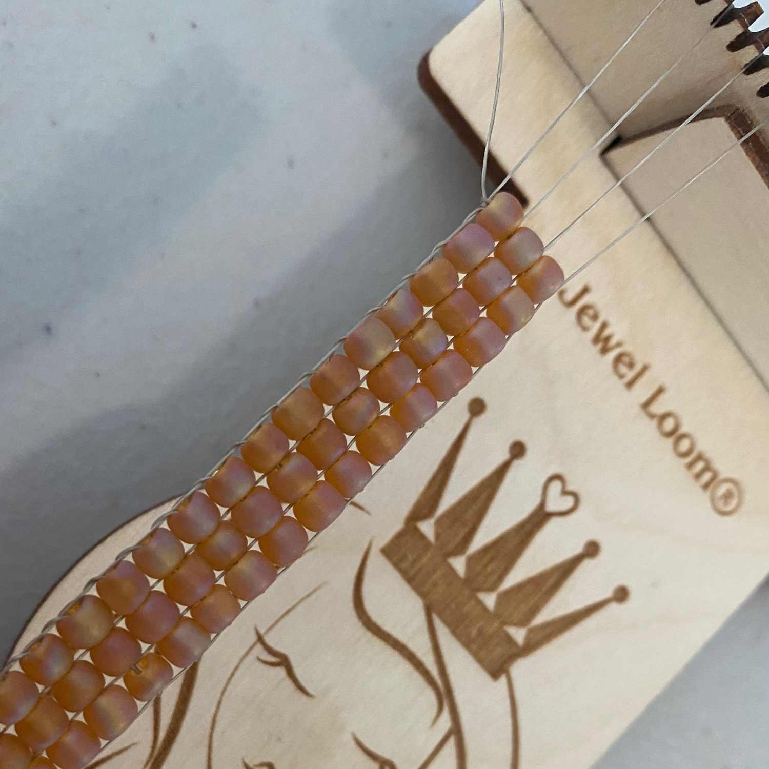 Jewel Loom Wood Mini Bead Loom Portable Easy to Use