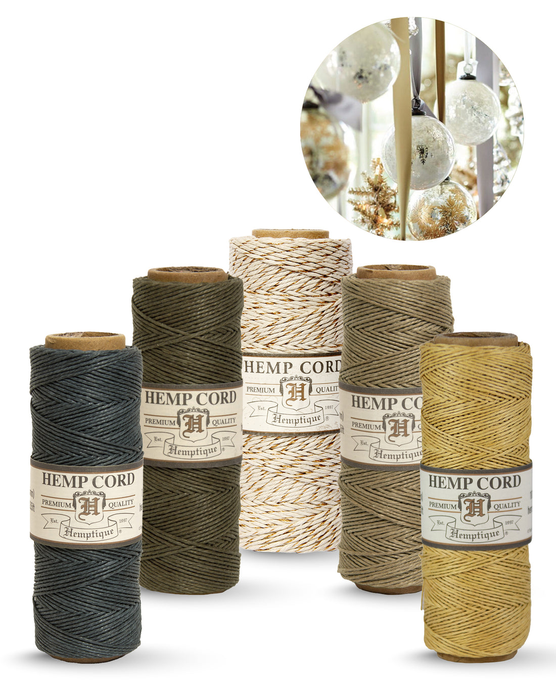 0.5mm Hemp Cord Value Packs Holiday Collection