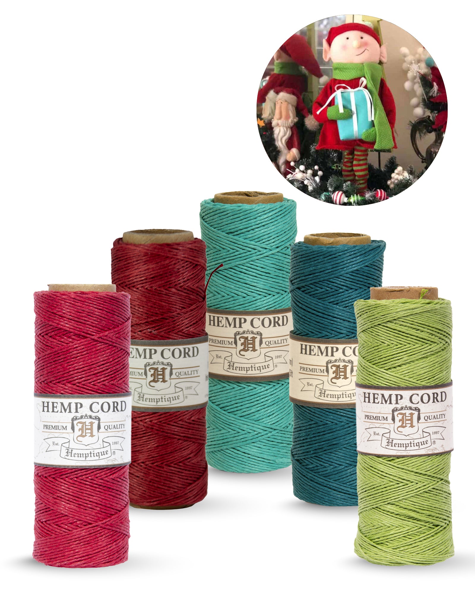 0.5mm Hemp Cord Value Packs Holiday Collection