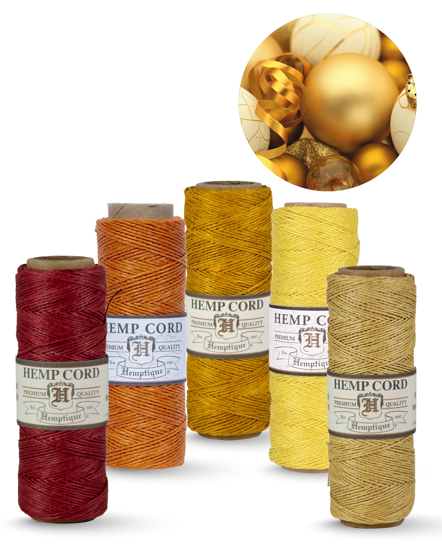 0.5mm Hemp Cord Value Packs Holiday Collection