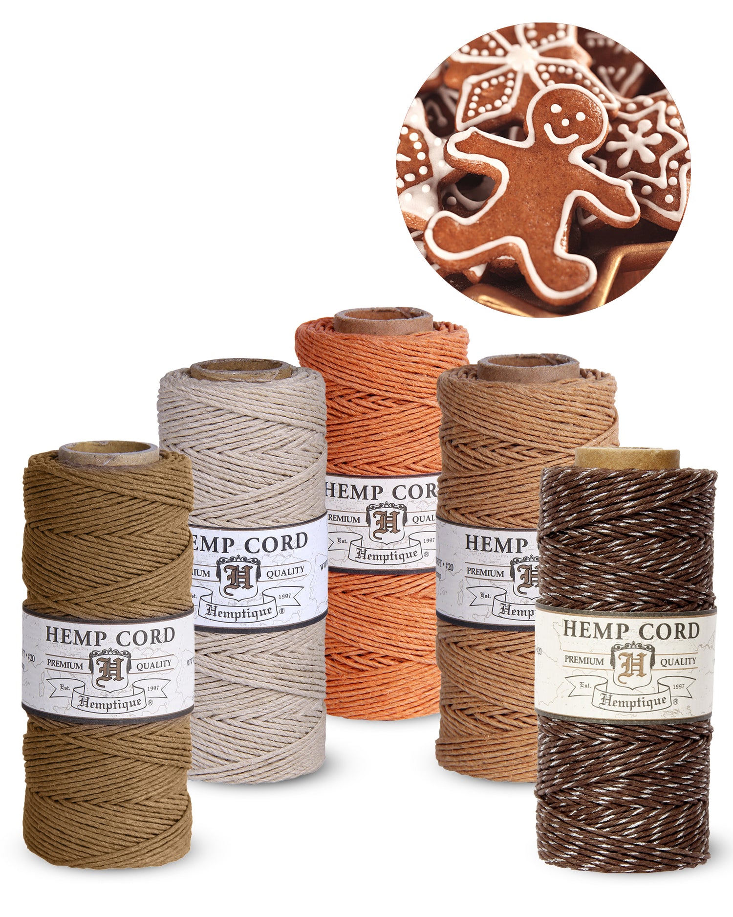 1mm Hemp Cord Value Packs Holiday Collection