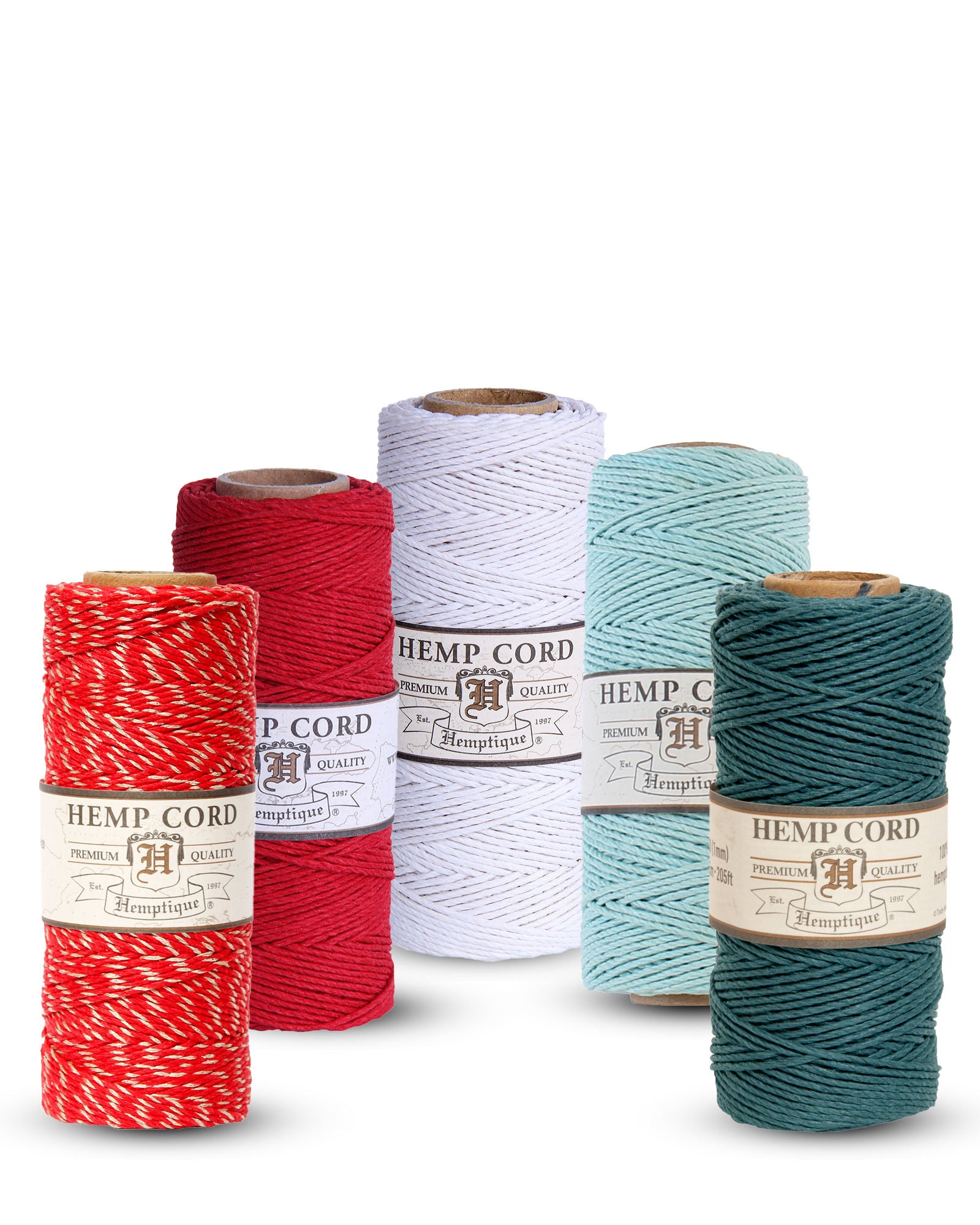 1mm Hemp Cord Value Packs Holiday Collection