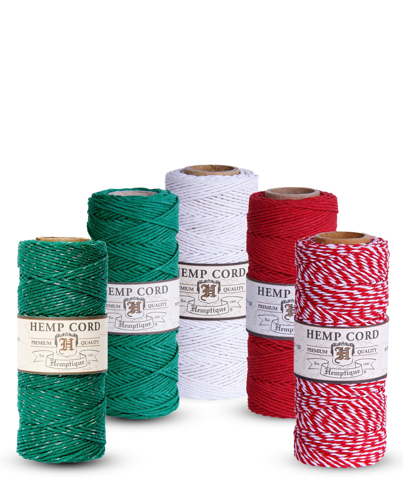 1mm Hemp Cord Value Packs Holiday Collection
