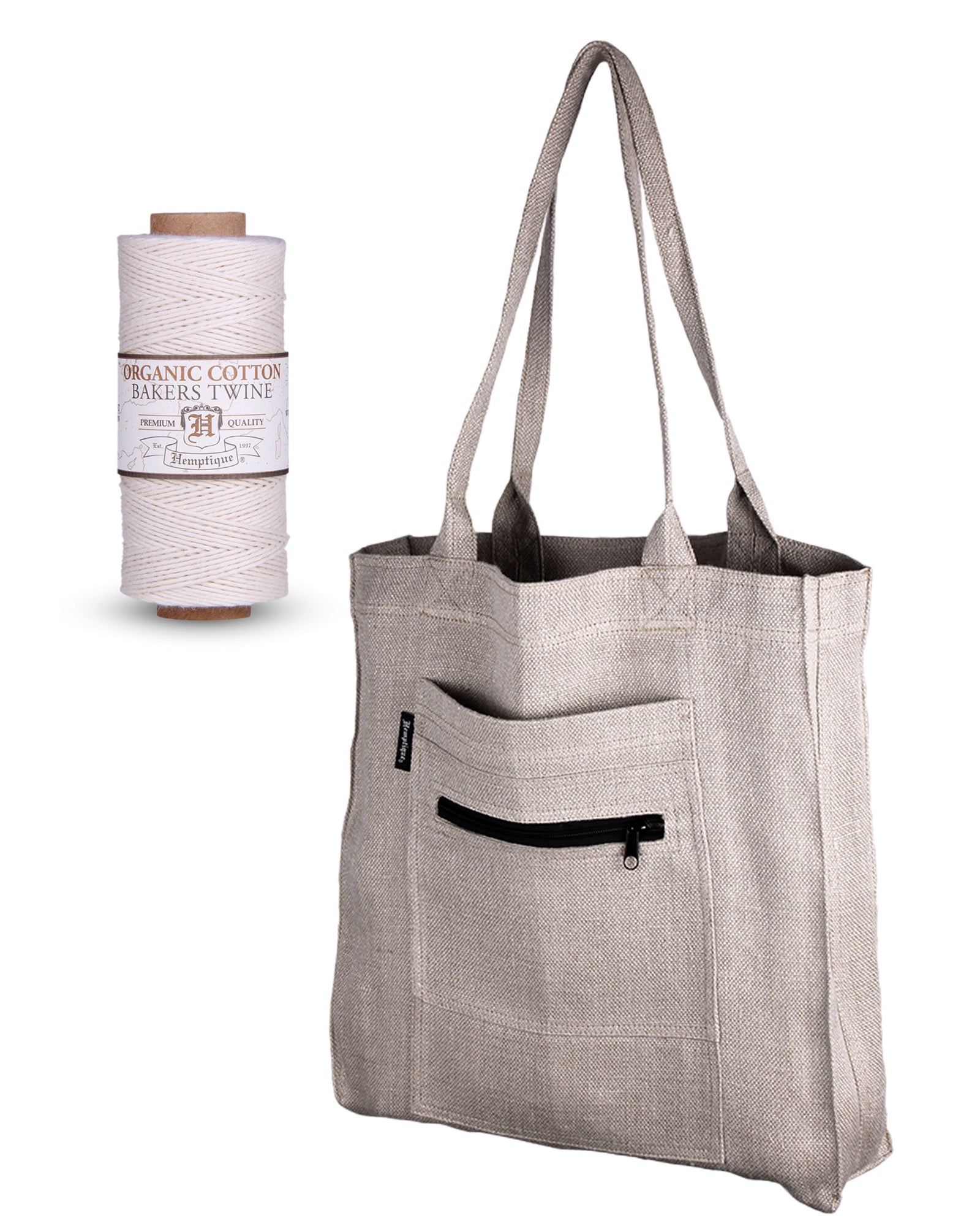 Hemp Market Tote &amp; Cooking Twine Bundle