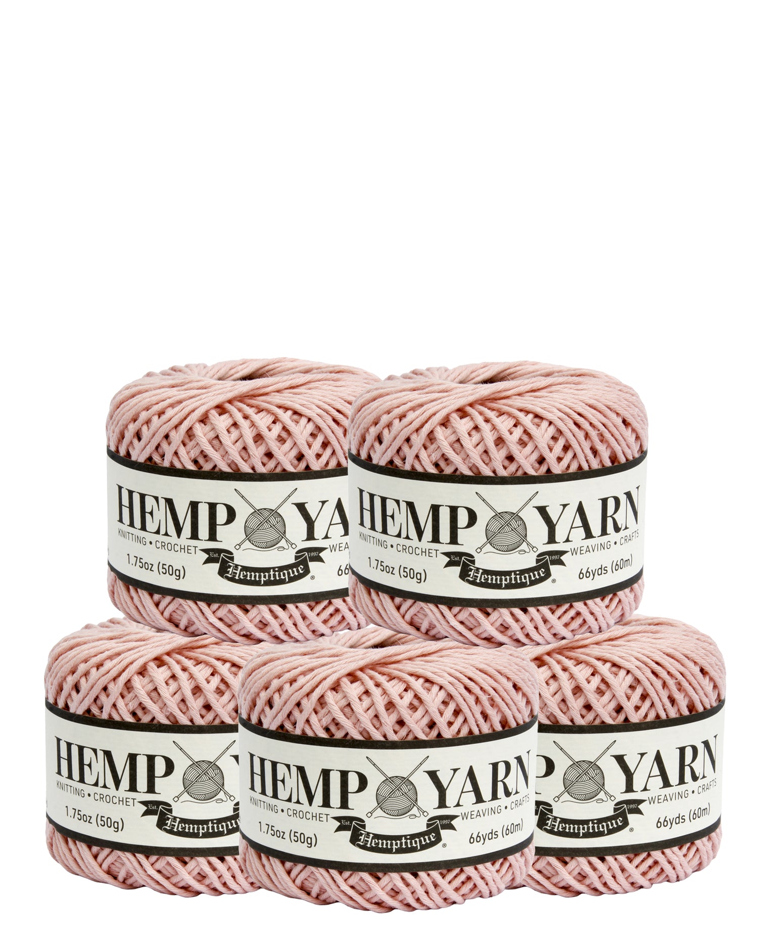  Pink hemp yarn value packs 