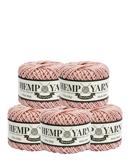  Pink hemp yarn value packs 