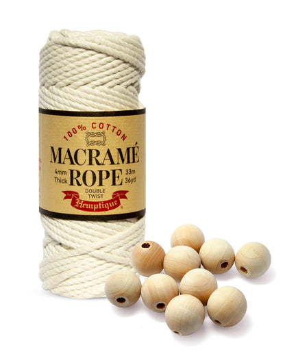 Macrame Starter Kit with 4mm Rope