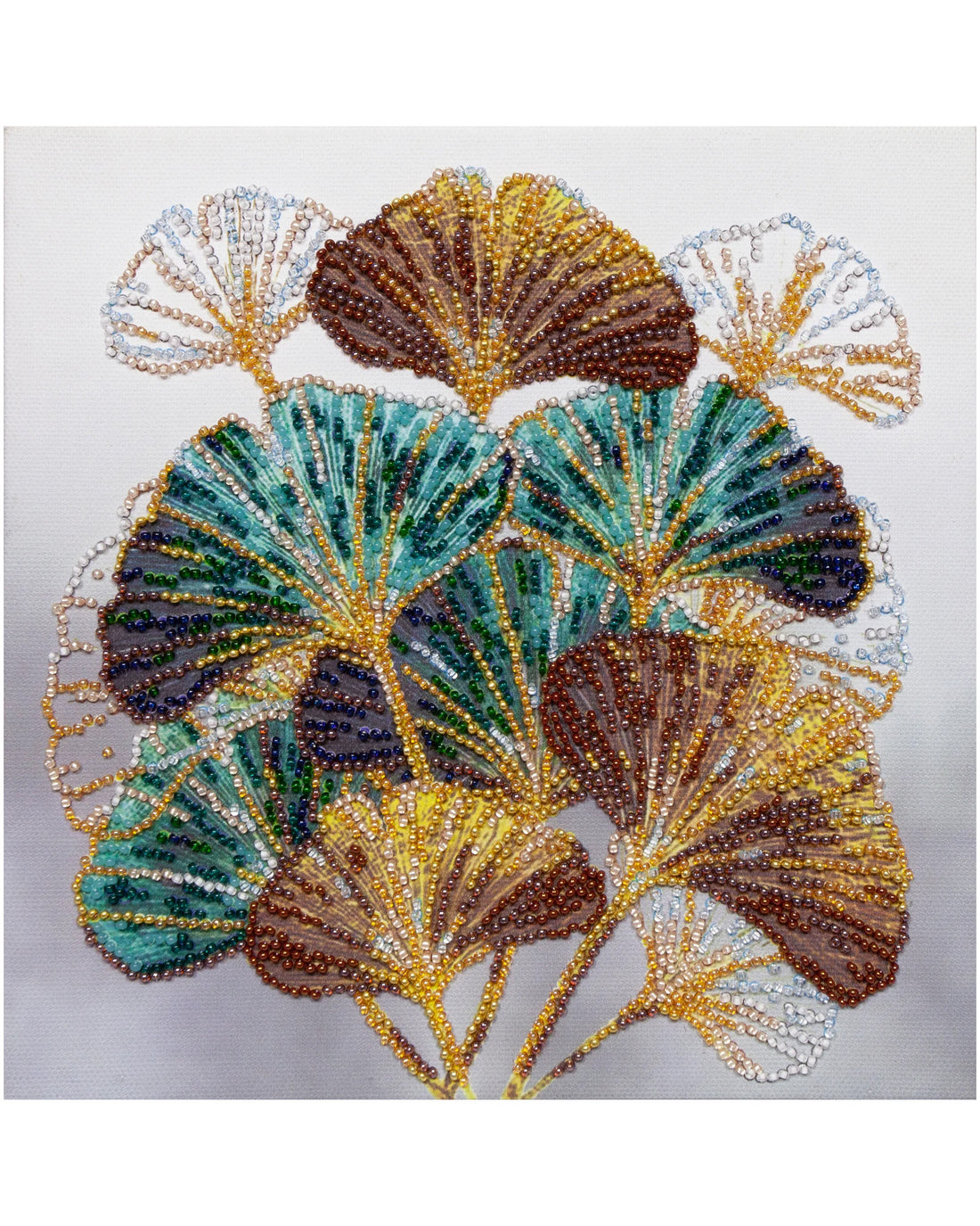 Bead Embroidery Kit - Emerald Branch