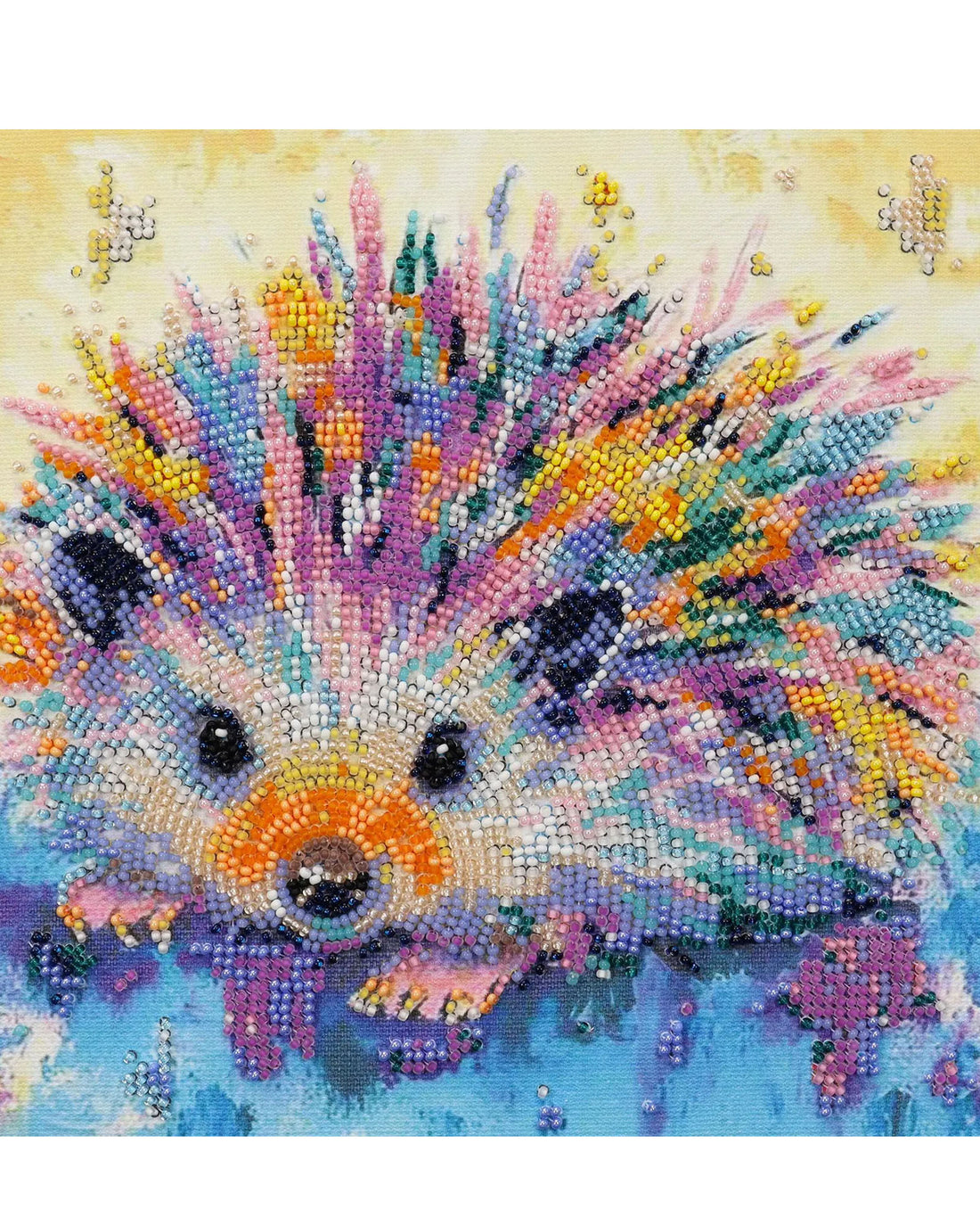 Bead Embroidery Kit - Hedgehog