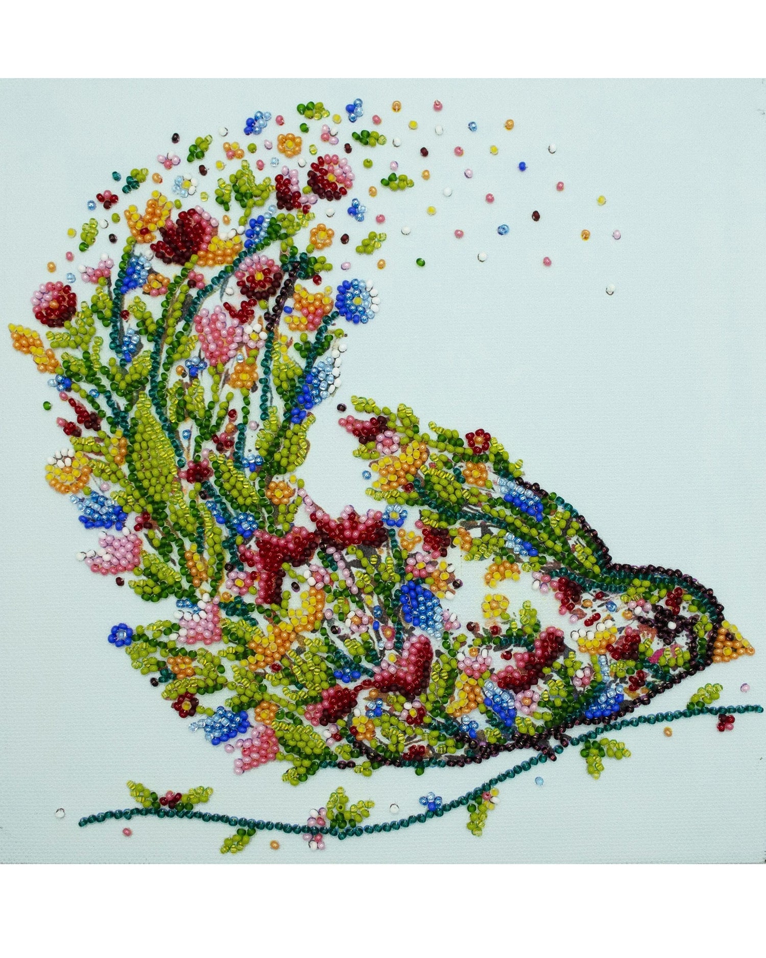 Bead Embroidery Kit - A Singing Bird