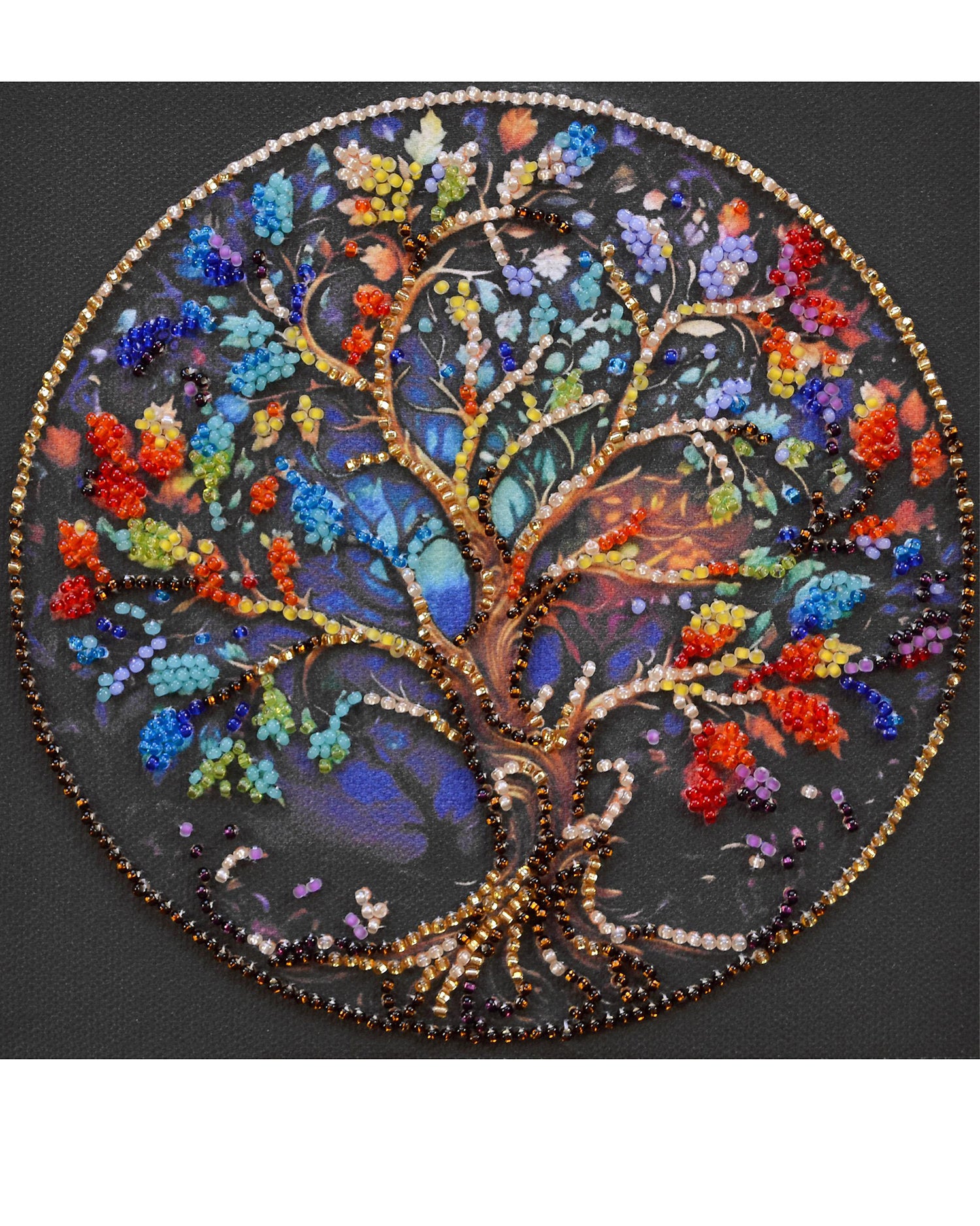 Mini Bead Embroidery Kit - The Color of Life