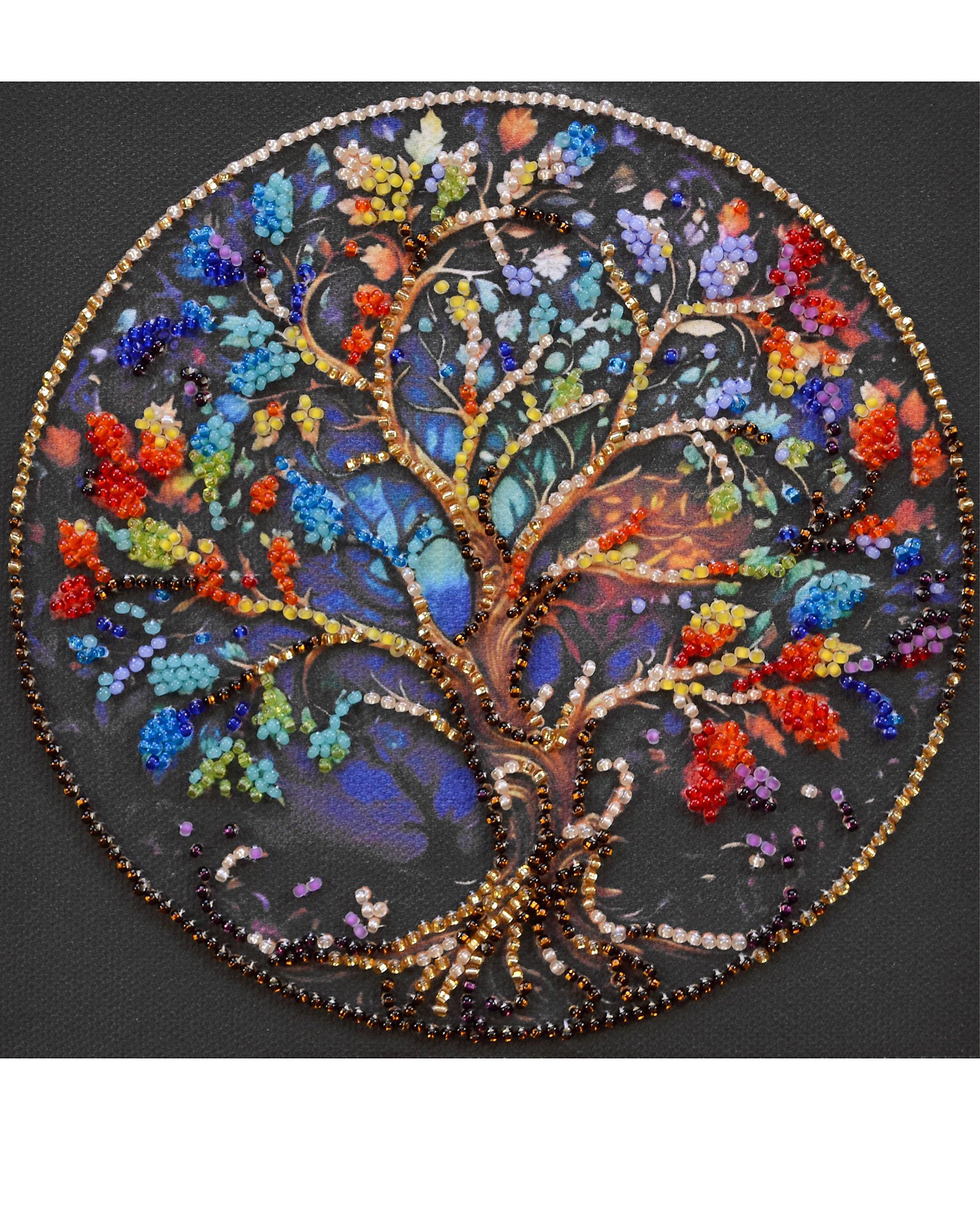 Mini Bead Embroidery Kit - The Color of Life