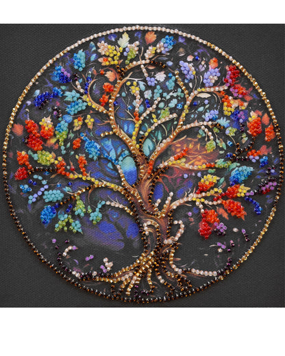 Mini Bead Embroidery Kit - The Color of Life
