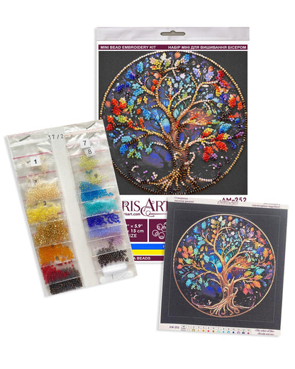 Mini Bead Embroidery Kit - The Color of Life