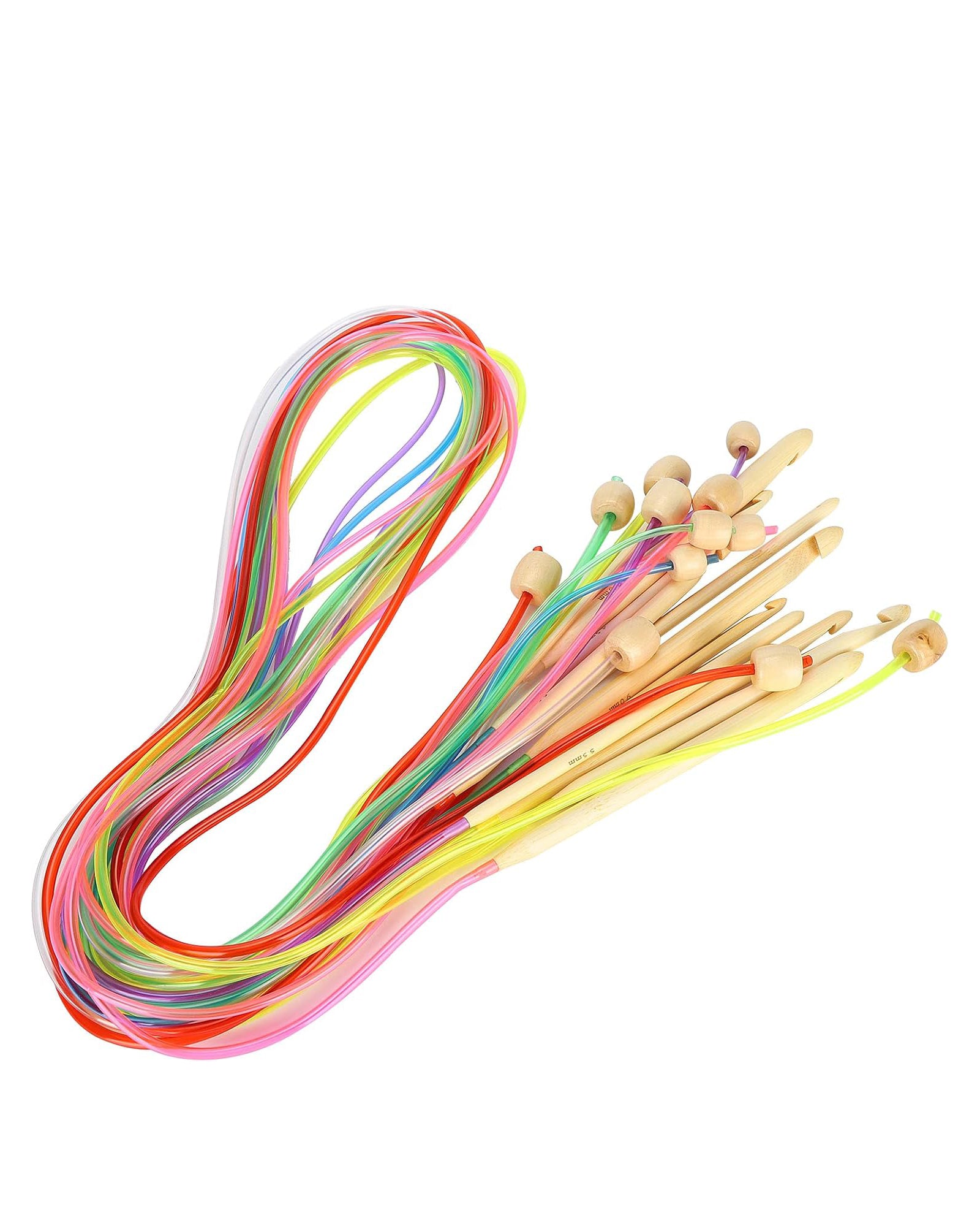 12pc Circular Bamboo Crochet Hook Sets