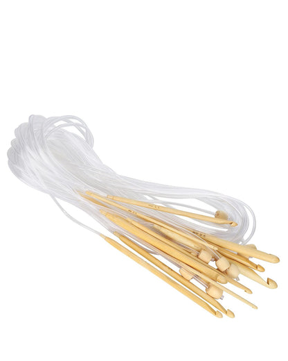 12pc Circular Bamboo Crochet Hook Sets