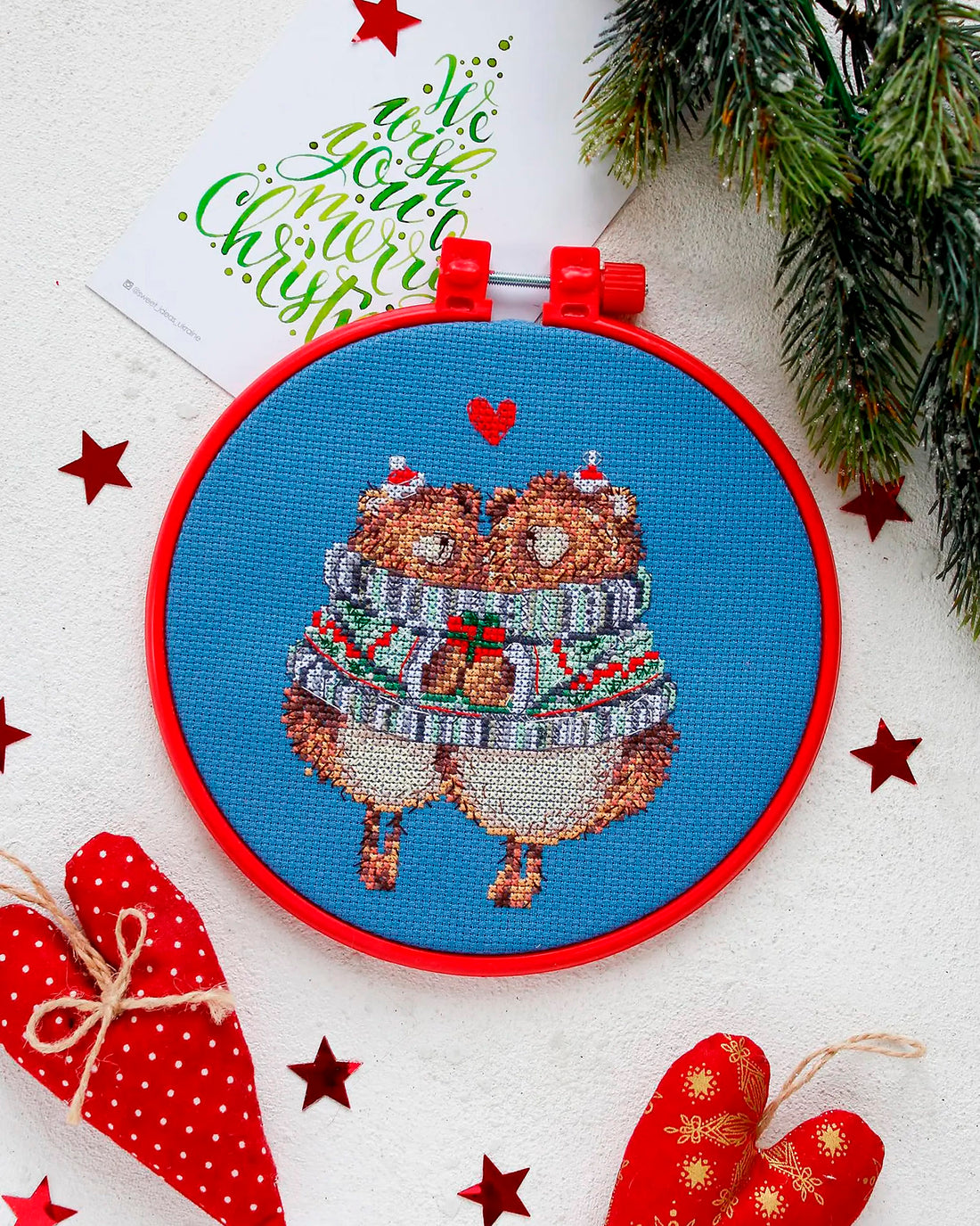 DIY Cross Stitch Kit - Give Me a Hug