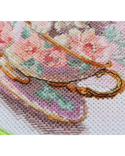 DIY Cross Stitch Kit - Tea Party