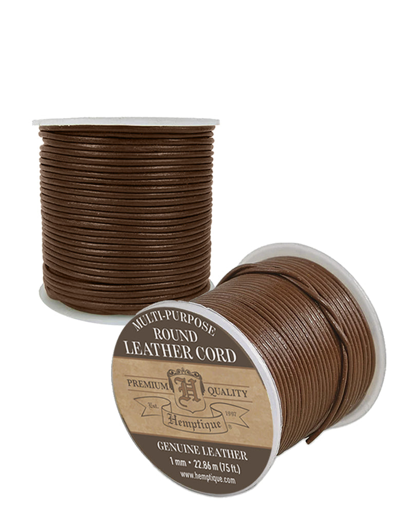 Leather Cord 1mm Round