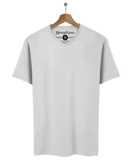 Hemp Blank V Neck T-Shirts