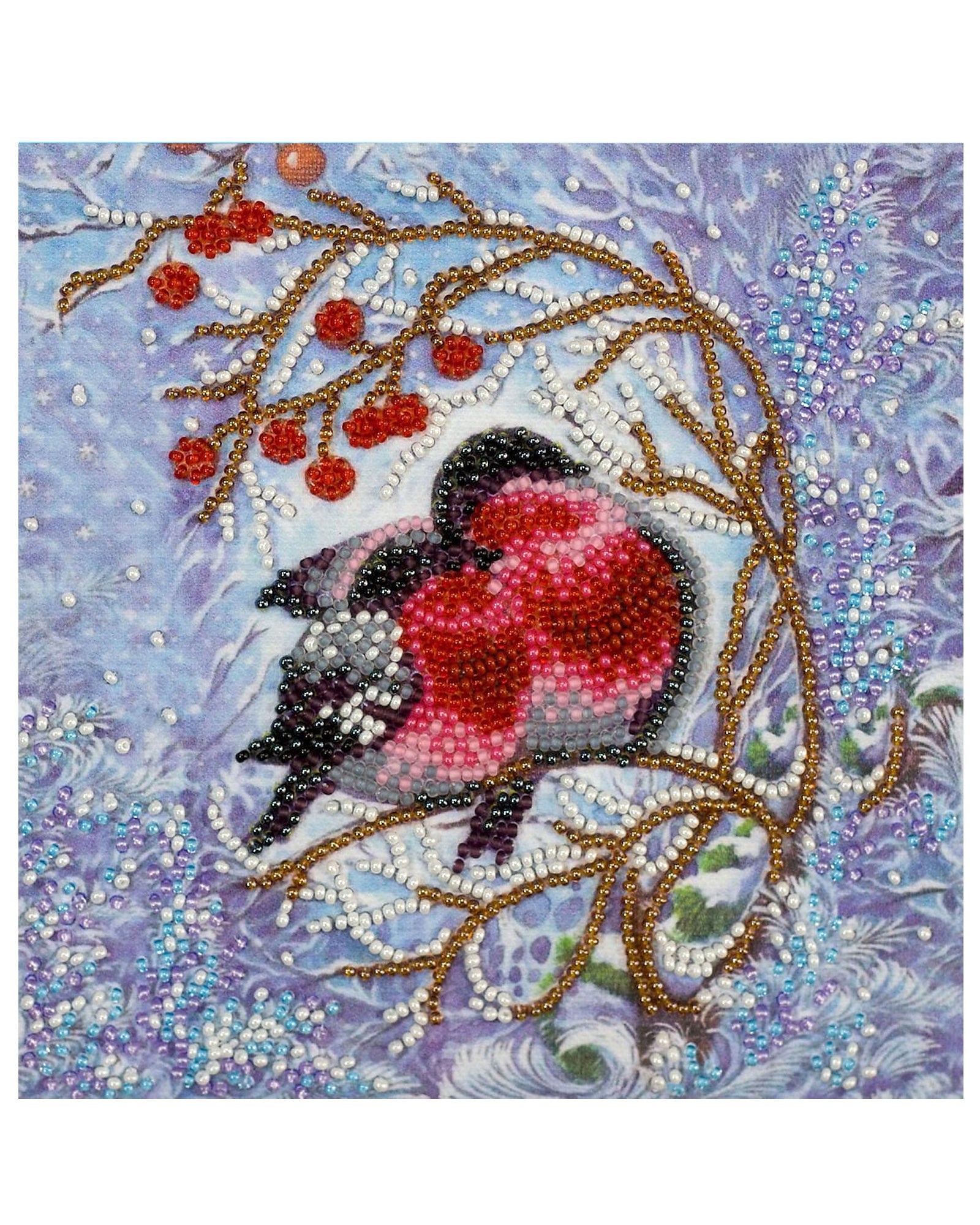 Mini Bead Embroidery Kit - Warmth Together