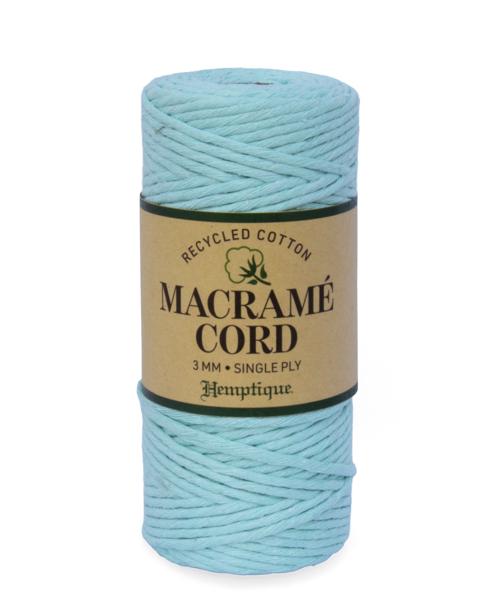 3mm Cotton Macrame Cord Light Blue 