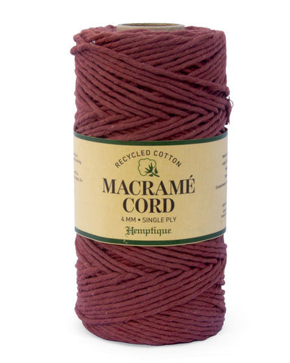 4mm Cotton Macrame Cord Brick