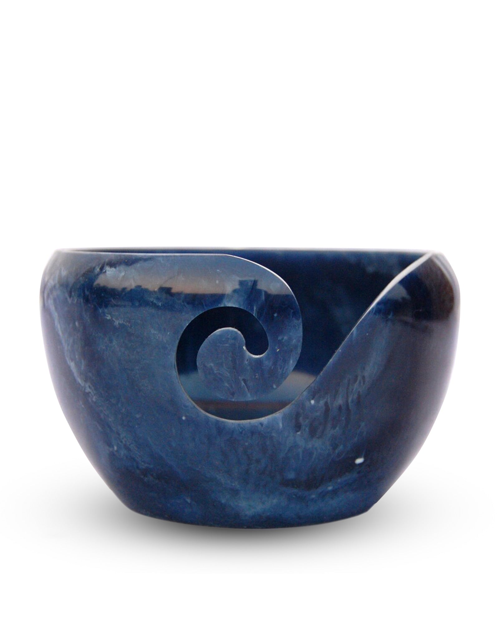 Yarn Bowl - Resin - Blue Marble