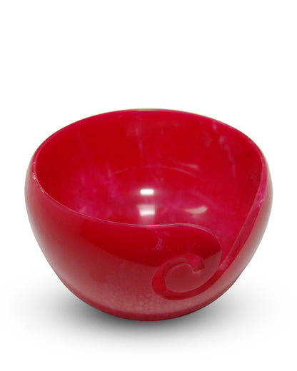 Yarn Bowl - Resin - Bright Pink