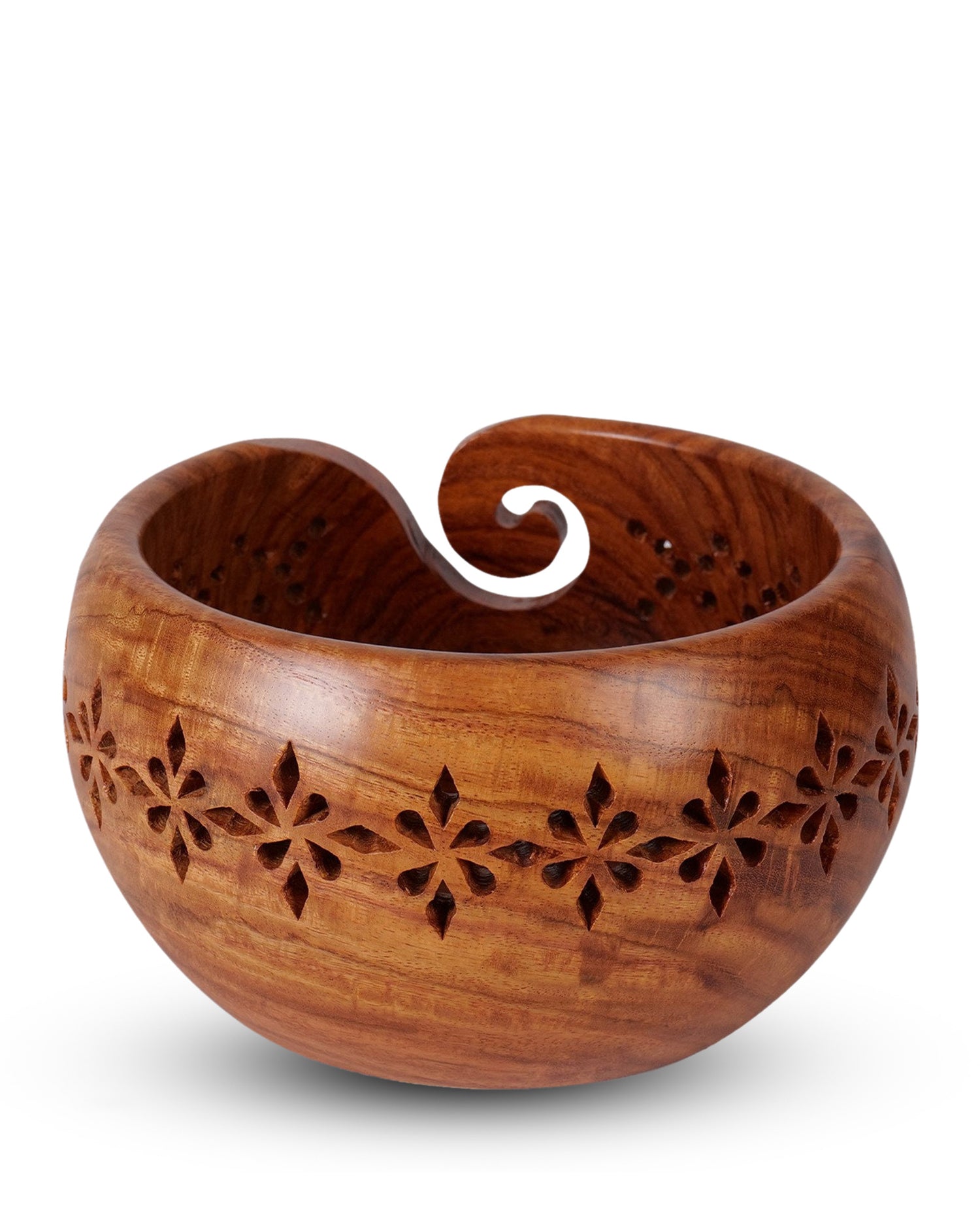 Wooden Yarn Bowl 