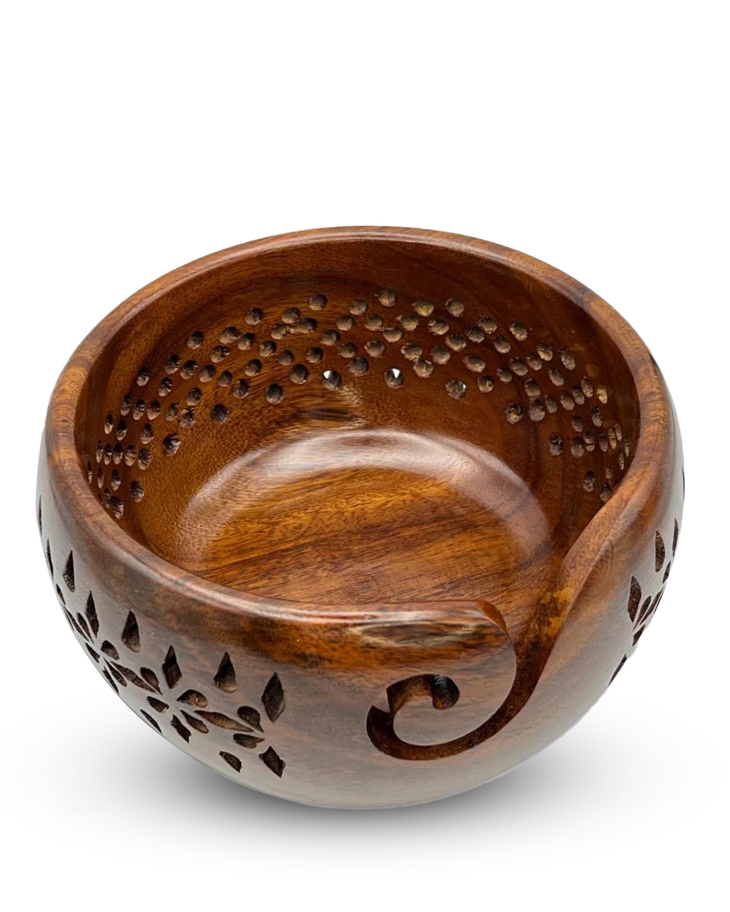 Yarn Bowl - Rosewood