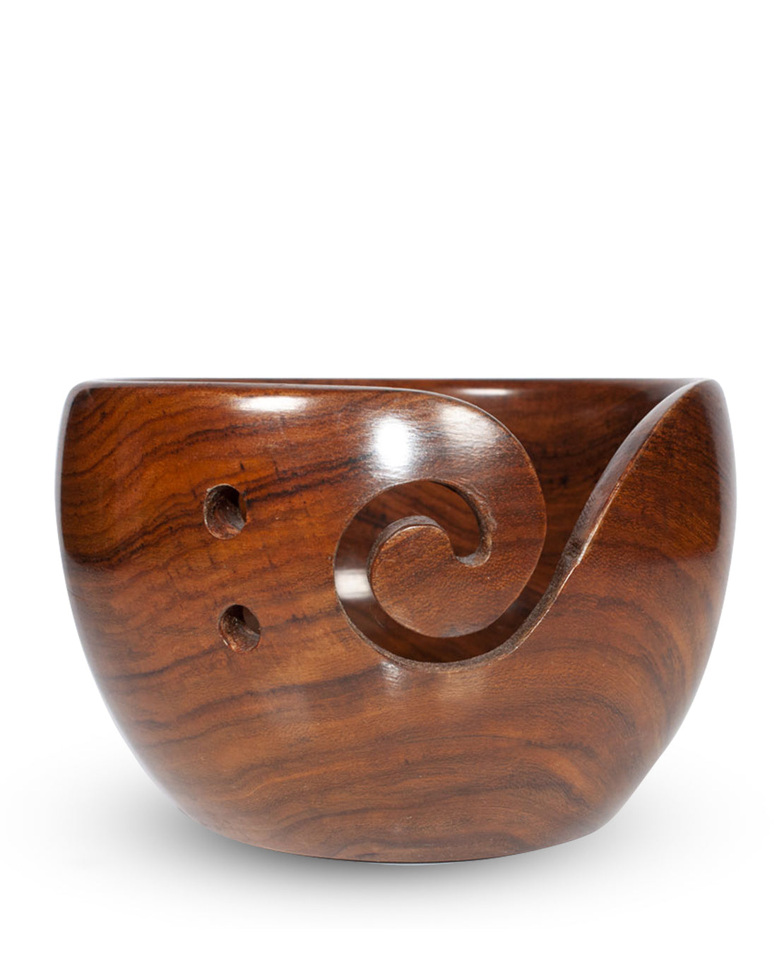 Yarn Bowl - Natural Sheesham Wood