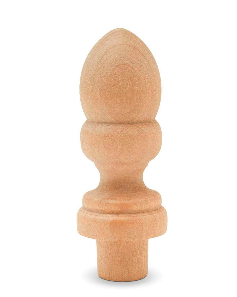 Wood Decorative 2 7/16 inch Finial