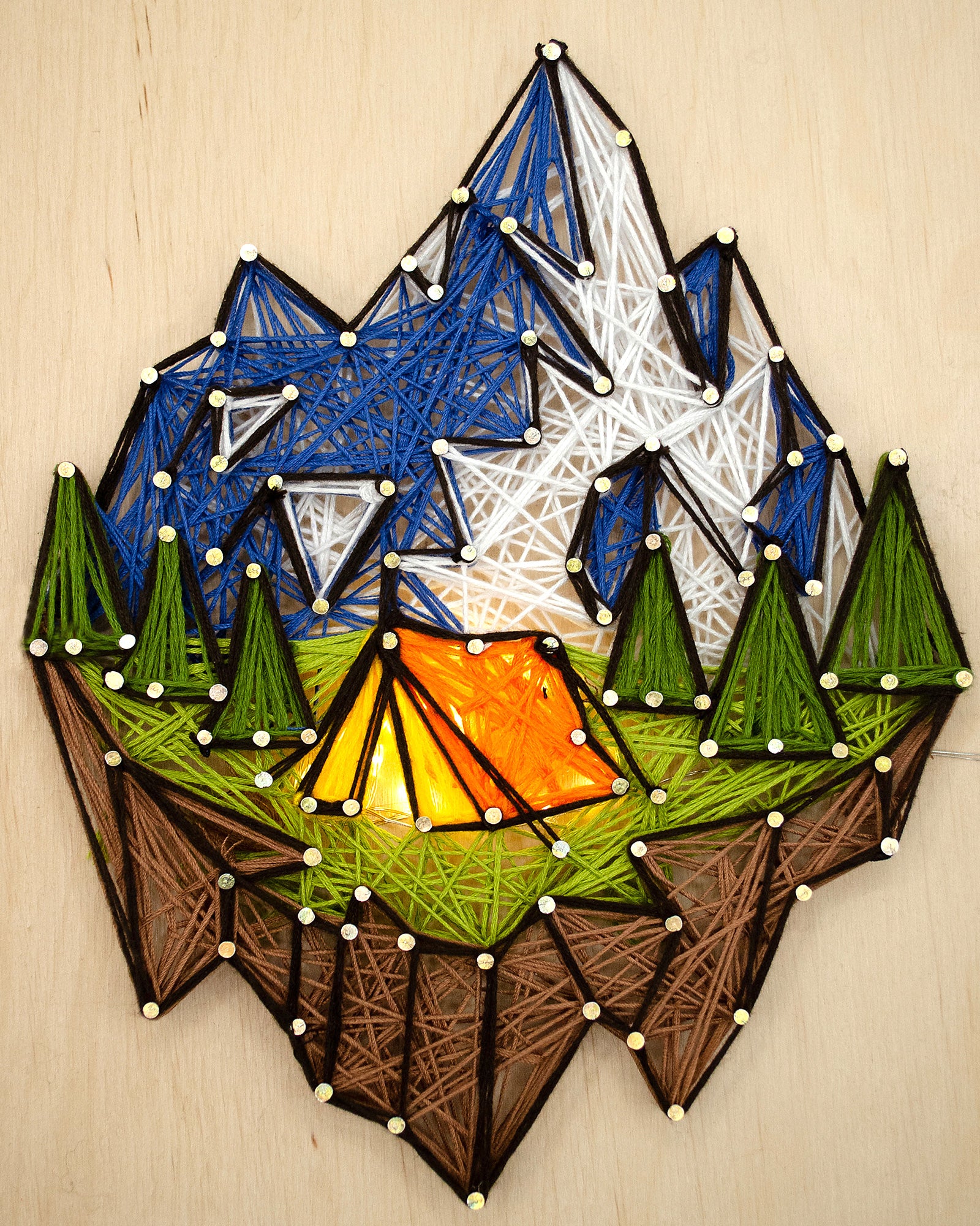 DIY String Art Creative Kit - Foot of the Mountain