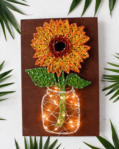 DIY String Art Creative Kit - Sunflower