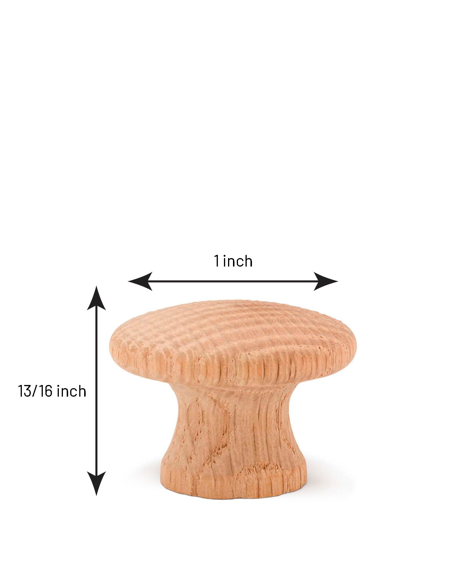 Wood Button Knobs