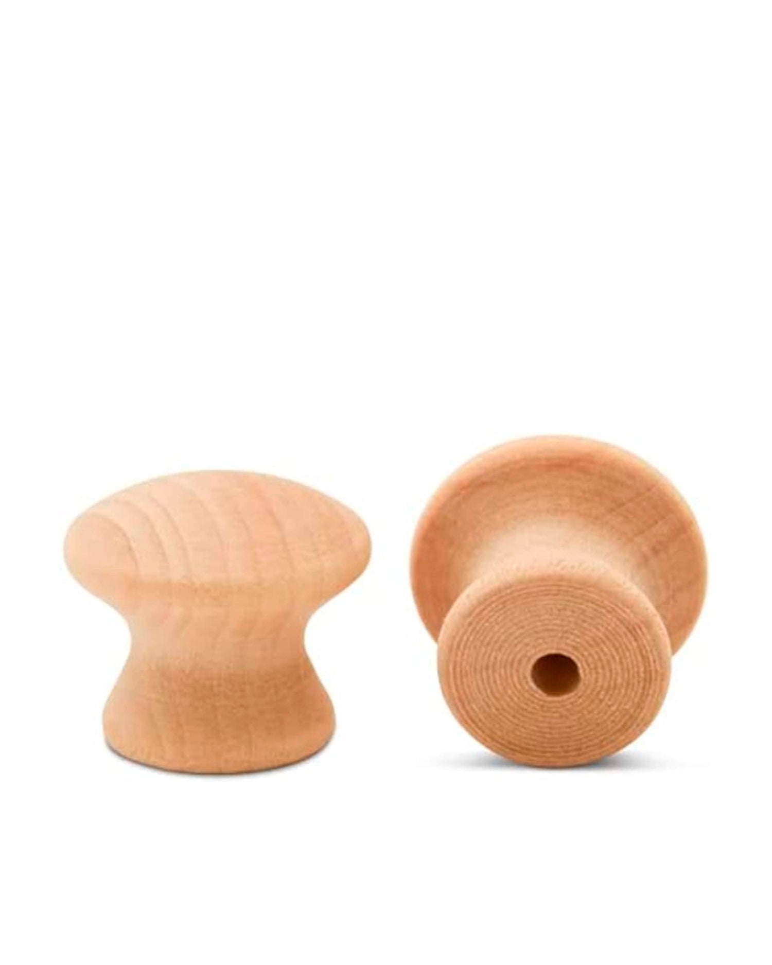 Wood Button Knobs