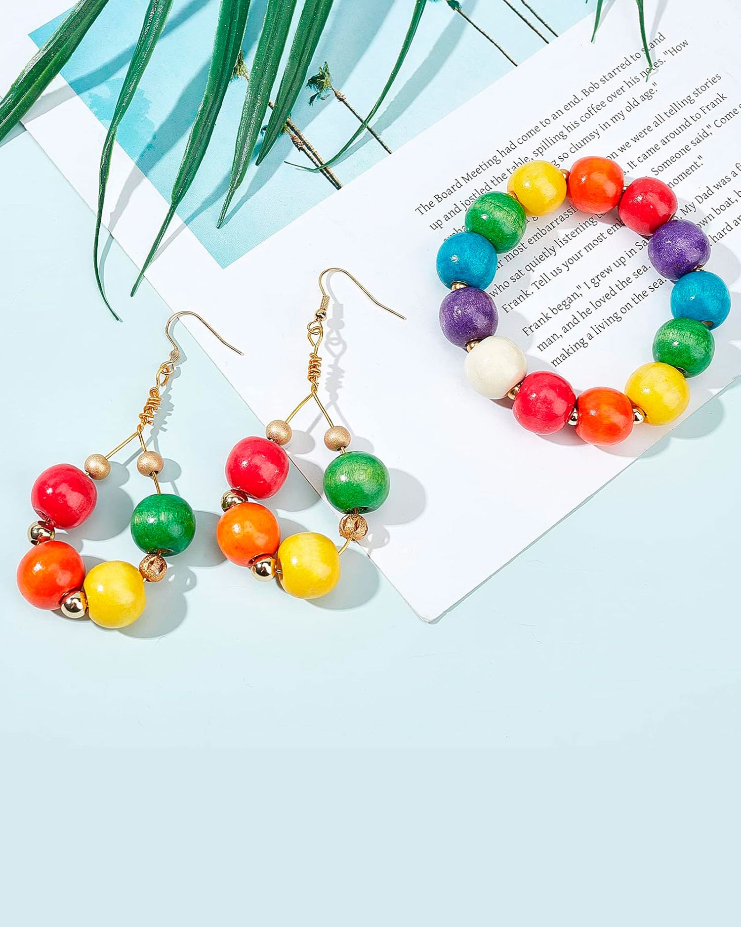 Wood Macrame Beads