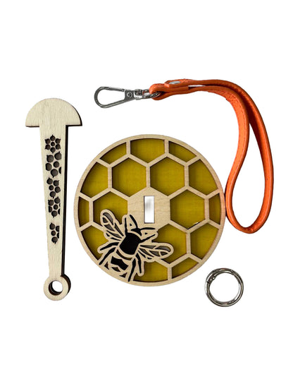 Wrist Yarn Holder - Honey Bee