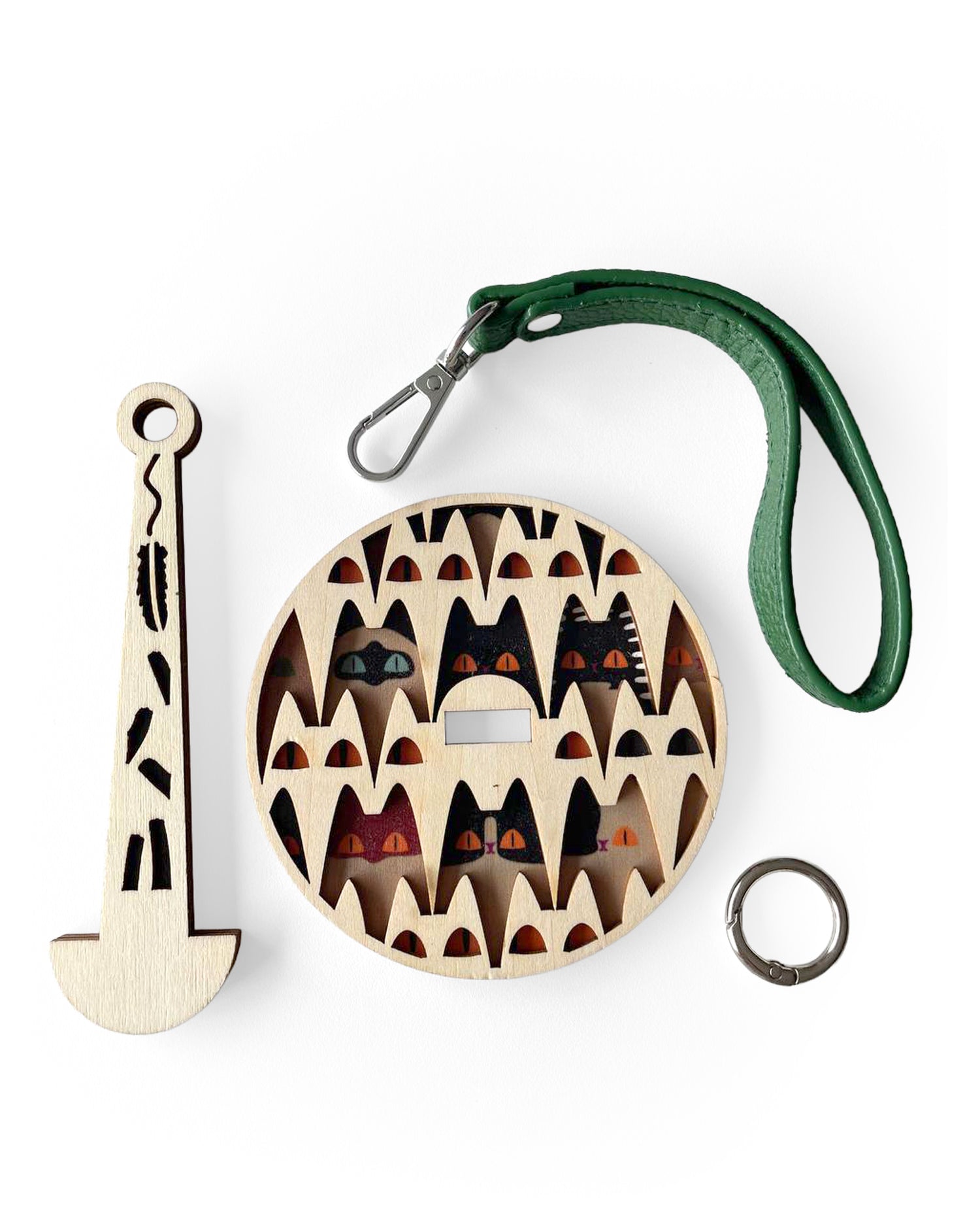 Wrist Yarn Holder - Cat Face