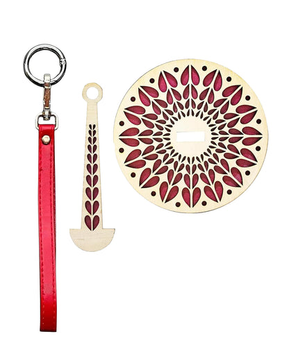 Wrist Yarn Holder - Heart Design