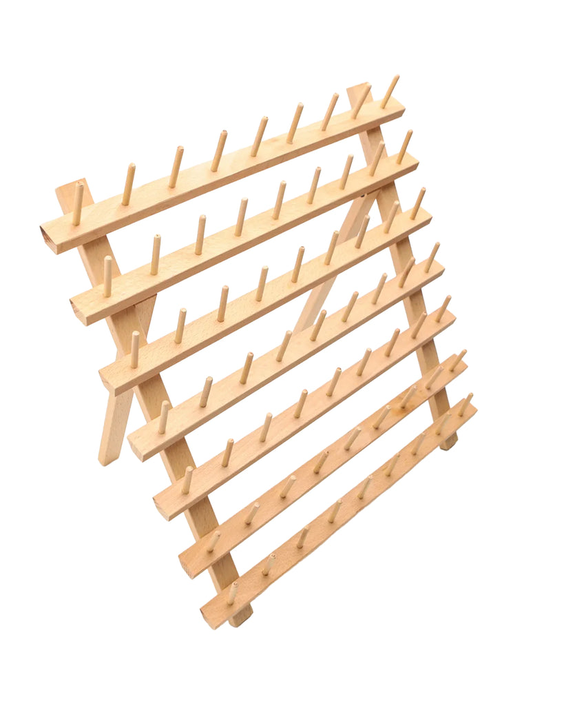 Wood Sewing Thread Rack Holder