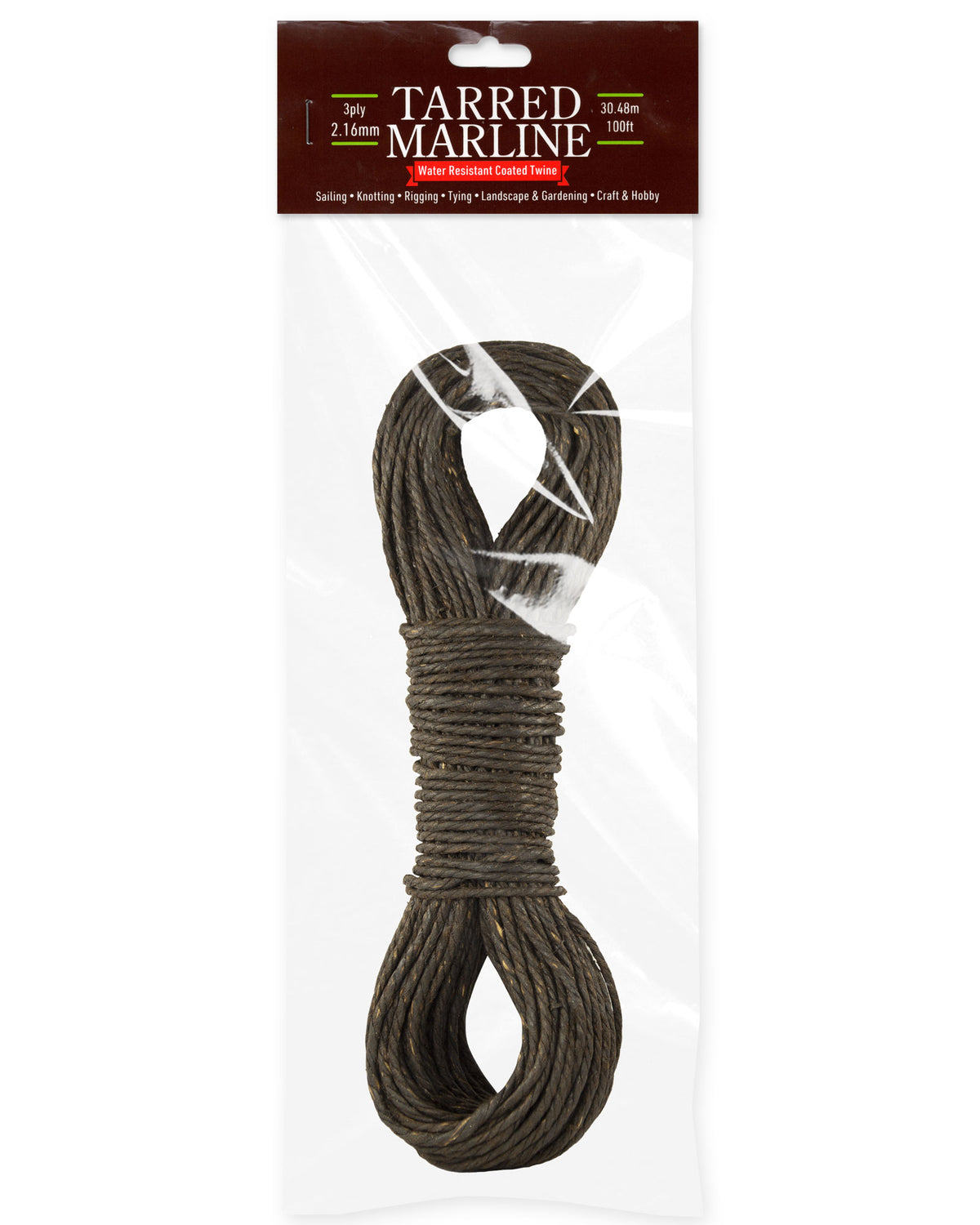 Tared New Tarred Marline Linen Twine
