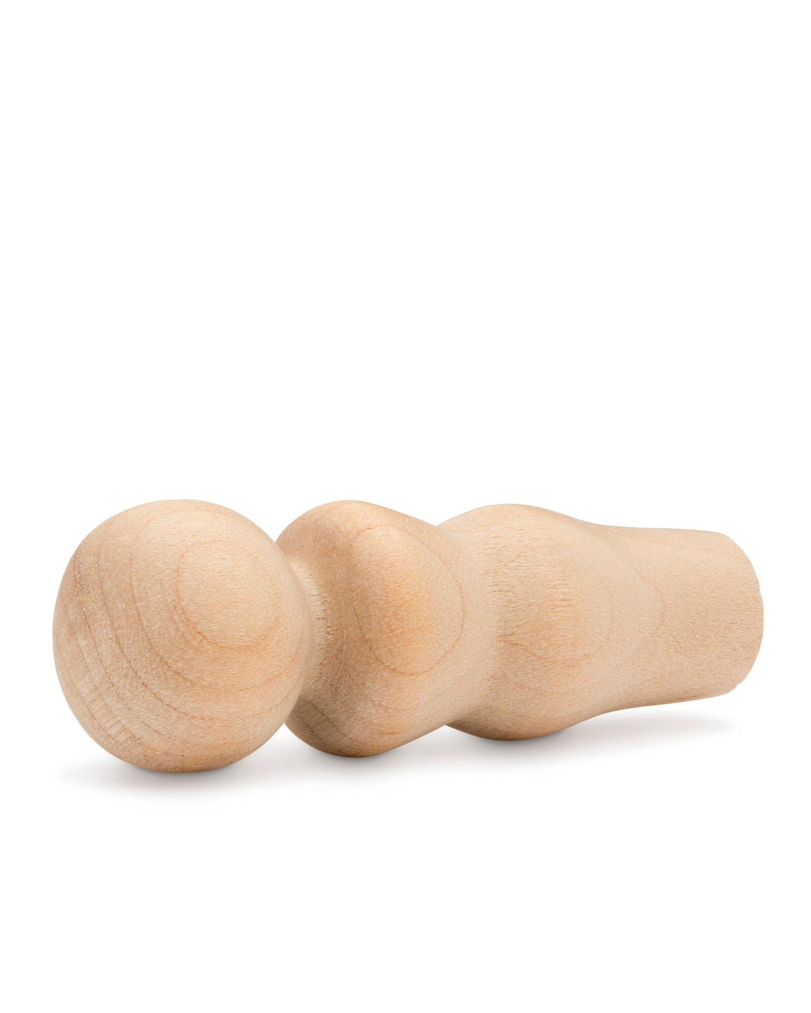 Wood Curvy Peg Doll