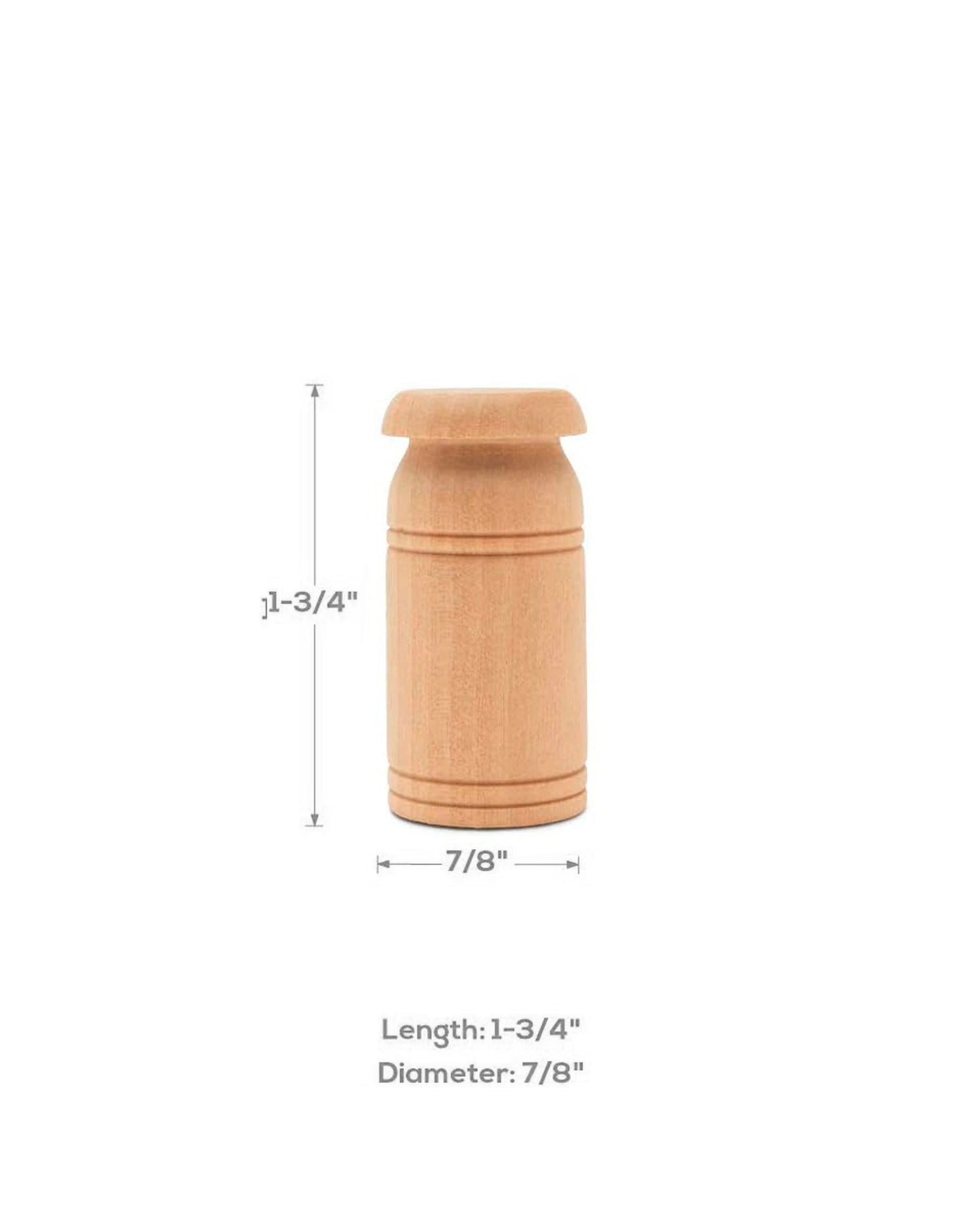 Wood Milk Can Shape