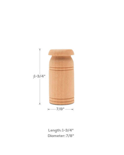 Wood Milk Can Shape