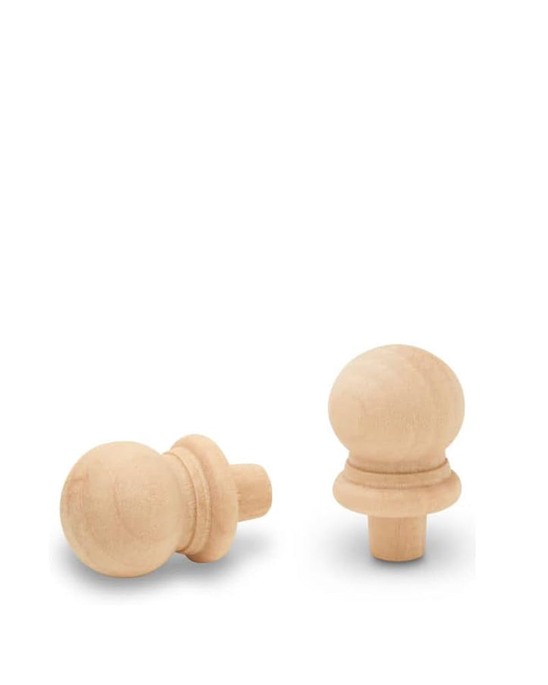 Wood 0.5 inch Finial