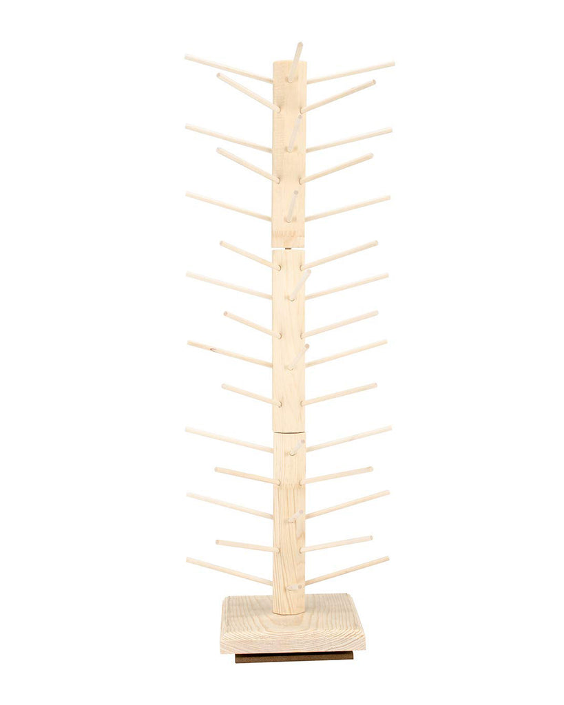Wood Rotary Thread Rack